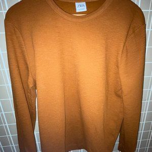Zara Men Sweatshirt - Autumn Brown